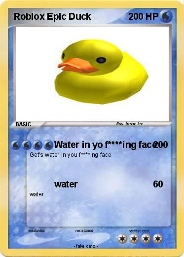 Pokemon Roblox Epic Duck