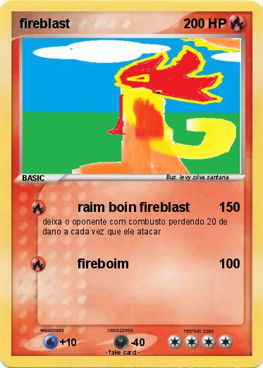 Pokemon fireblast