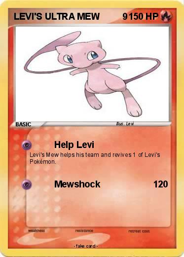 Pokemon LEVI'S ULTRA MEW         9