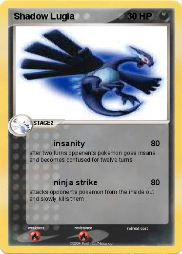Pokemon Shadow Lugia