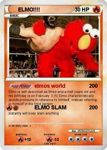 Pokemon ELMO!!!!