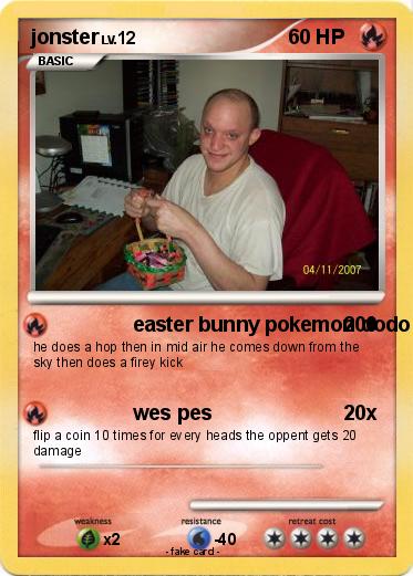 Pokemon jonster