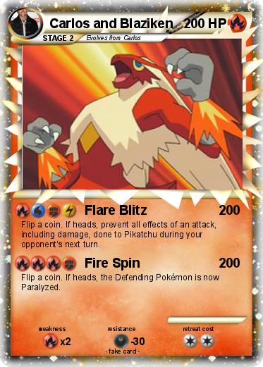 Pokemon Carlos and Blaziken