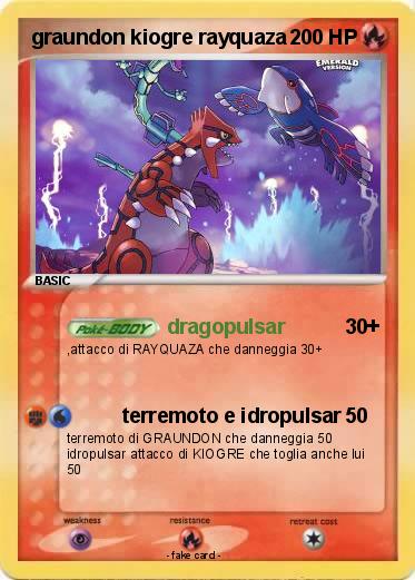 Pokemon graundon kiogre rayquaza