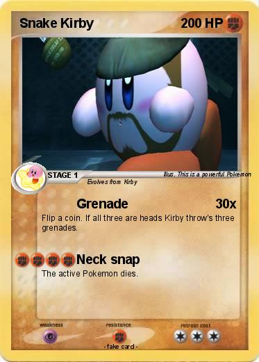 Pokemon Snake Kirby