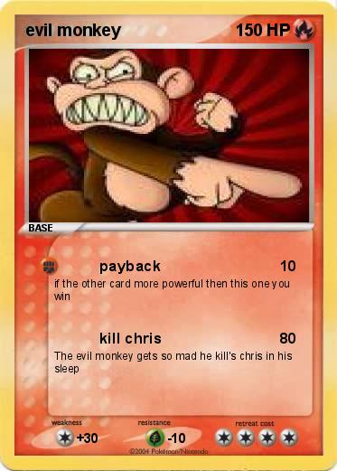 Pokemon evil monkey