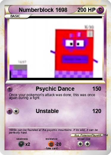 Pokemon Numberblock 1698 Pokemon Numberblock 1698