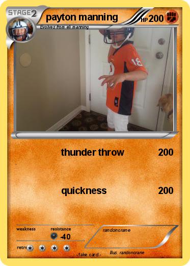 Pokemon payton manning