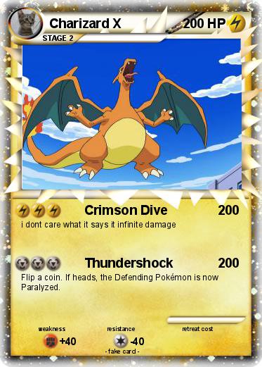 Pokemon Charizard X
