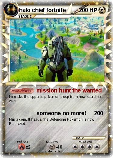 Pokemon halo chief fortnite