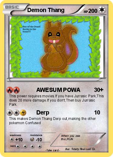 Pokemon Demon Thang