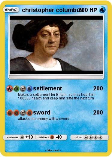 Pokemon christopher columbus