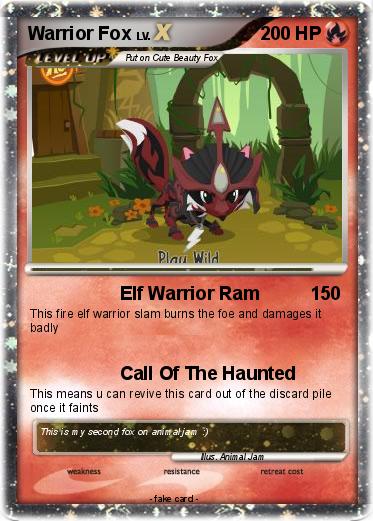 Pokemon Warrior Fox