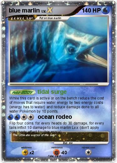 Pokemon blue marlin