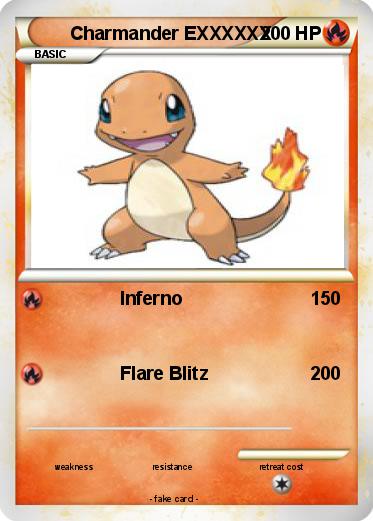 Pokemon Charmander EXXXXXX
