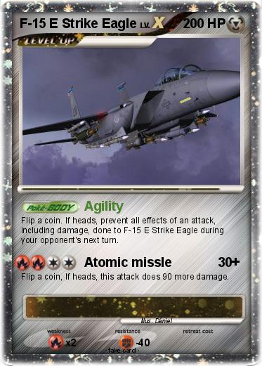 Pokemon F-15 E Strike Eagle