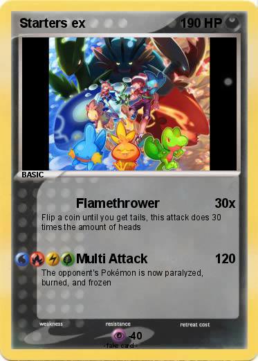Pokemon Starters ex
