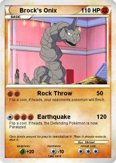 Pokemon Brock's Onix