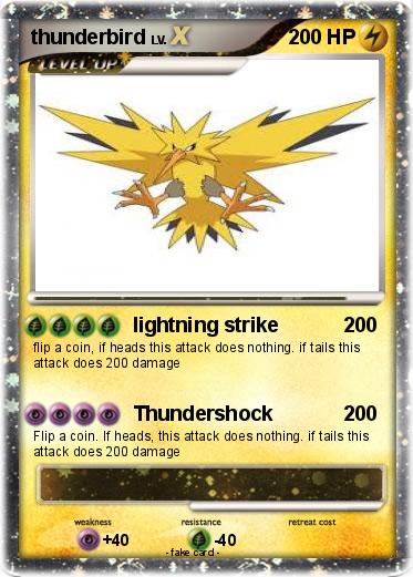 Pokemon thunderbird