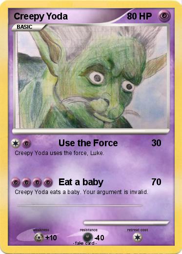 Pokemon Creepy Yoda