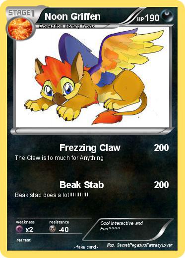 Pokemon Noon Griffen