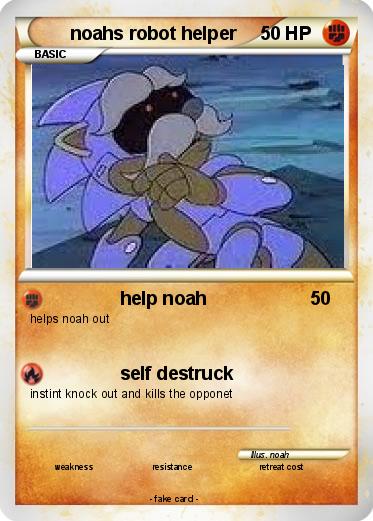 Pokemon noahs robot helper