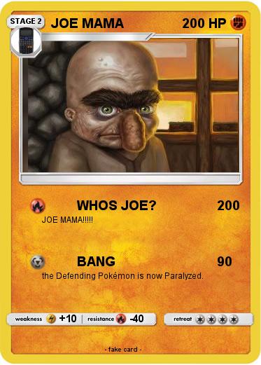 Pokemon JOE MAMA