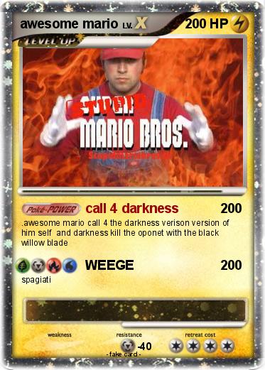 Pokemon awesome mario