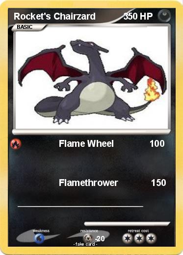 Pokemon Rocket's Chairzard           3