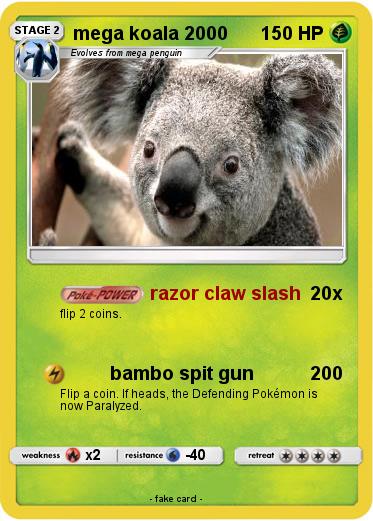 Pokemon mega koala 2000