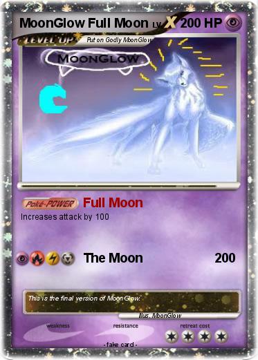 Pokemon MoonGlow Full Moon