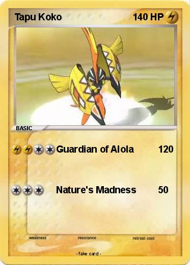 Pokemon Tapu Koko