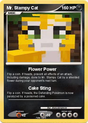 Pokemon Mr. Stampy Cat