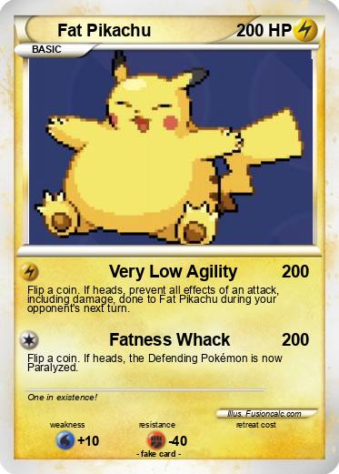 Pokemon Fat Pikachu