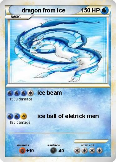 Pokemon dragon from ice