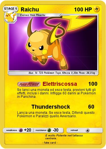 Pokemon Raichu