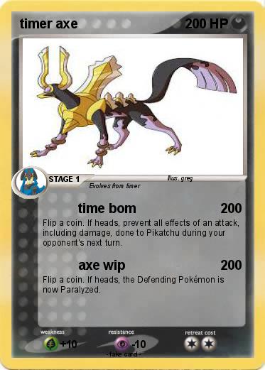 Pokemon timer axe