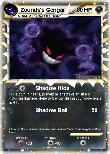 Pokemon Zounds's Gengar