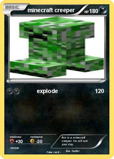 Pokemon minecraft creeper