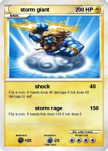 Pokemon storm giant