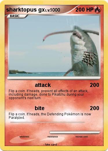 Pokemon sharktopus gx