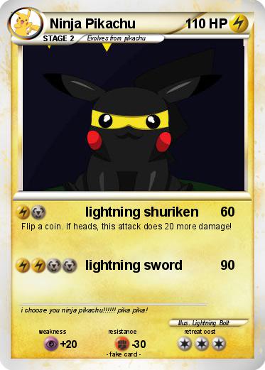 Pokemon Ninja Pikachu