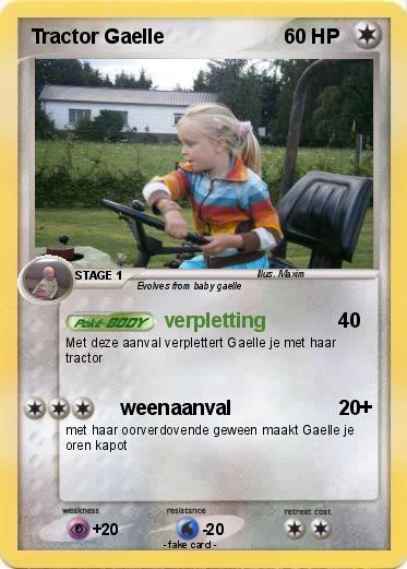 Pokemon Tractor Gaelle