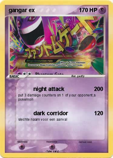 Pokemon gangar ex