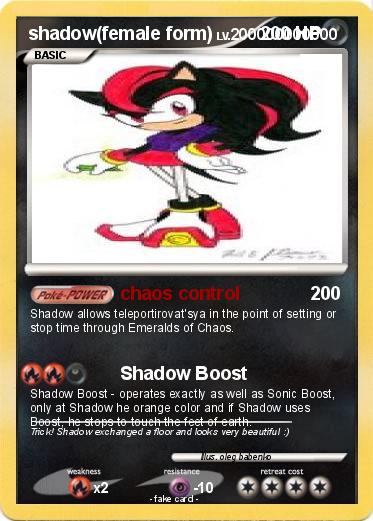 Pokemon shadow(female form)