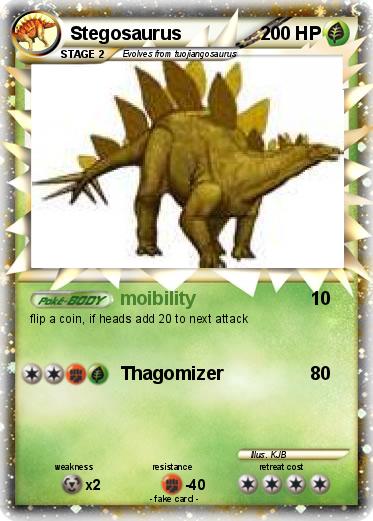 Pokemon Stegosaurus