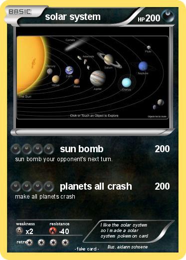 Pokemon solar system
