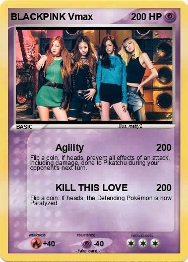 Pokemon BLACKPINK Vmax