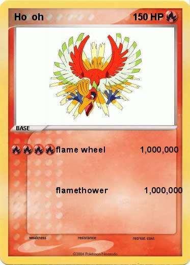 Pokemon Ho  oh                                                              1,000,000