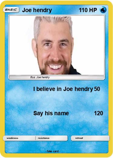 Pokemon Joe hendry